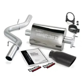 51314-b Banks Power Monster Exhaust System Fits 04-06 Wrangler Tj