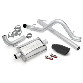 51321-b Banks Power Fits 07-11 Jeep 3.8l Wrangler - 2dr Monster Exhaust System Ss