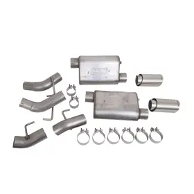 41065 Bbk Performance For Vari-tune Axle Back Exhaust Kit 2 Adjustable Mufflers 2-3/4