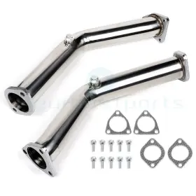 Be102au069ps229 Beurbestparts Ss Exhaust Tube Pipes For Nissan 350z Infiniti G35 2003-2006 3.5l V6