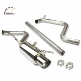 Ade006-cbk-cptc99 Bezt For Pt Cruiser 2.4 Stainless 2.25 Inch Inlet 4 Catback Exhaust Muffler Slant Tip