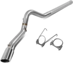 Ctbk-dr-004-28 Bezt For 07-09 Ram Truck 2500 3500 6.7l Filter Catback Exhaust 5 Inch Muffler Rolled Tip