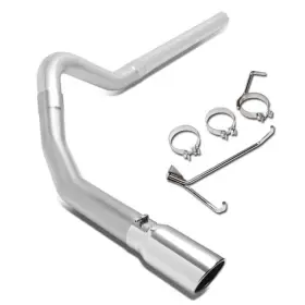 Ctbk-dr-005-29 Bezt For 2010-2012 Dodge Ram 2500 3500 6.7l 4 Inch Catback Exhaust Kit Muffler Rolled Tip