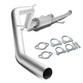Ctbk-ttun09-287 Bezt For 09-21 Toyota Tundra V8 2.5 Inch Louvered Core Muffler Cat Back Exhaust System