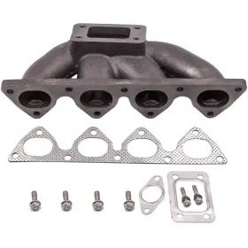 1cqguv Bfo 1x Cast Iron Turbo Manifold For Honda Civic Del Sol 1993-1997 B16 B18 Engine