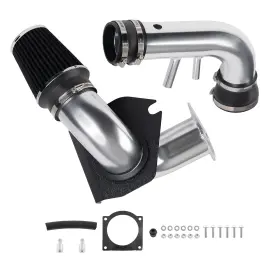 2xydps Bfo Air Intake Kit Black Filter For Ford Mustang Gt Model 4.6l V8 1996-2004