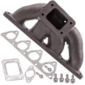3hg5xz Bfo 1x Cast Iron Turbo Manifold For Honda Civic Del Sol 1993-1997 B16 B18 Engine