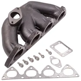 Bfo 49f8ud 1x Cast Iron Turbo Manifold For Honda Civic Del Sol 1993-1997 B16 B18 Engine