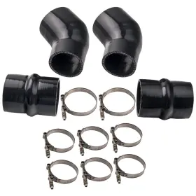 Bmpt2d Bfo Silicone Intercooler Boot Kit And T-bolt Clamps For Dodge Ram Pickup 94-02 5.9l