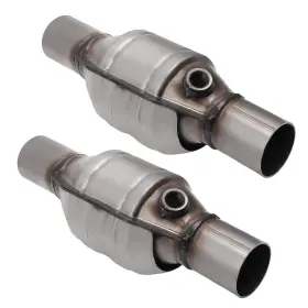 Bqen0d Bfo 2pcs 2.25inch Catalytic Converters 13inch Length Weld-on 400cell Ceramic 53005