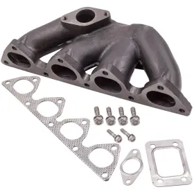 D9xu01 Bfo 1x Cast Iron Turbo Manifold For Honda Civic Del Sol 1993-1997 B16 B18 Engine