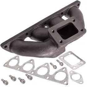 Iaptc7 Bfo 1x Cast Iron Turbo Manifold For Honda Civic Del Sol 1993-1997 B16 B18 Engine