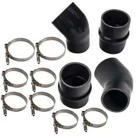 Jb42a6 Bfo Heavy Duty Silicone Intercooler Boot Set For Dodge Ram 94-02 Pickup 5.9l Diesel