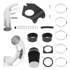 Lfn6hc Bfo Cold Air Intake System Kit And Filter For Ford Mustang 4.6l V8 1996-2004 Black