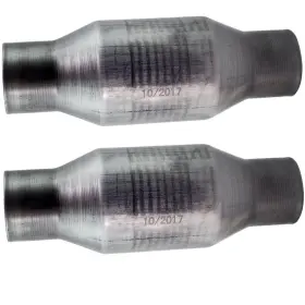 P34exz Bfo 1 Piece 2.5 Inch Inlet Outlet Exhaust Universal Catalytic Converter 11 Overlength