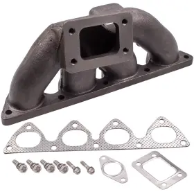 Wrex0c Bfo 1x Cast Iron Turbo Manifold For Honda Civic Del Sol 1993-1997 B16 B18 Engine