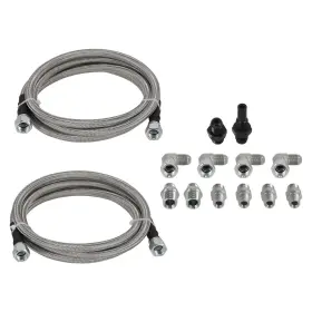 X0uf7i Bfo 70 Inch Flexible Ss Braided Transmission Cooler Hose Line For Chevy Gm 4l80e 6an