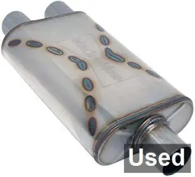 Bwsdv2-32 Black Widow - Venom 250 Series Muffler Single/dual Silver