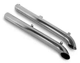 50735-1hkr Blackheart Hooker Side Tube Exhaust Silver Metallic Ceramic For 1963-74 Chevrolet Corvette