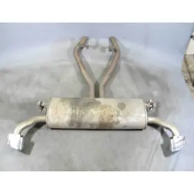 18107558646 Bmw 2007-2010 E70 X5 4.8i 4.8l V8 Factory Rear Exhaust Muffler W Tips Used Oem