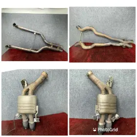 18302344071 Bmw 2012-2016 F10 M5 Akrapovic M-performance Full Exhaust Muffler With Tips Oem