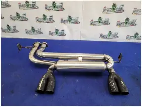 328.bm1h06 Bmw 2001-2006 M3 E46 Megan Racing Exhaust Polished Black Tips Scuffed
