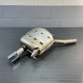 7578166 Bmw 2010 - 2015 535i Gt F07 Rear Left Exhaust Muffler With Tip 89k Miles Oem
