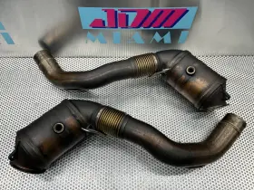 7645235 Bmw 2009 2015 550i 650i 750i 750li X5 X6 Exhaust Pipes Left Right