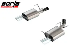 11791 Borla Atak Axle-back Exhaust With 4.5 Inch Chrome Tips For 2011-2012 Ford Mustang 5.0l
