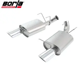 11798 Borla S-type Axle-back Exhaust With 4.5 Inch Tips For 11-12 Ford Mustang Gt500 5.4l V8