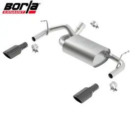 11834bc Borla Touring Axle-back Exhaust 3.5 Inch Black Tips For 12-18 Jeep Wrangler Jk 3.6l