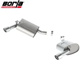 11845 Borla S-type 2.25 Inch Axle-back Exhaust With 4 Tips For 14-15 Chevy Camaro 3.6l V6