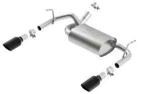11860bc Borla Atak Axle-back Exhaust System Fits 12-18 Wrangler Jk