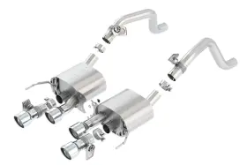 11874 Borla Axle-back Exhaust System - S-type Fits 2014-2019 Chevrolet Corvette C7 6