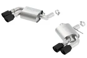 11920cb Borla S-type Axle-back Exhaust System Fits 2016-2013 Chevy Camaro Ss 6.2l V8