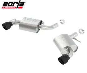11922cb Borla S-type 2.75 Inch Axle-back Exhaust For 2016-2024 Chevrolet Camaro Ss Without Npp