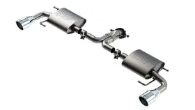 11968 Borla Touring 2 Inch Axle-back Exhaust For 17-24 Cx-5 2.5l/t Fwd/awd
