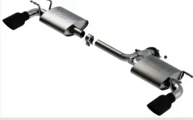 11970bc Borla Used For 19-21 Mazda 3 Hatchback 2.0/2.5l Na S-type Axle-back Black Tips