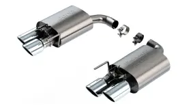 11985 Borla S-type 2.5 Inch /3 Axle-back Exhaust For 24-25 Mustang Gt 5.0l With A.e.-chrome