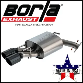 11988bc Borla S-type 2.25 Inch Axle-back Exhaust System Fits 25-26 Toyota Camry Se/xse 2.5l