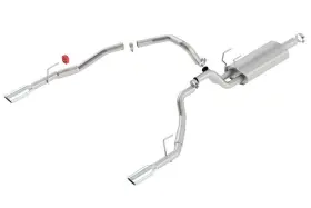 140308 Borla For 09-13 Dodge Ram 1500 5.7l Cc/sb With Fact Sngl Exh C/b 3x2.5in Single