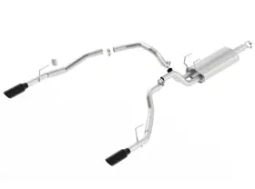 140308bc Borla Fits 09-17 Dodge Ram 1500 5.7l V8 Dual Exhaust System With Black Chrome