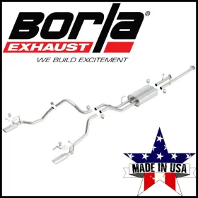 140333 Borla Touring 2.25 Inch Cat-back Exhaust System Fits 2009-13 Toyota Tundra 4.6l 5.7l