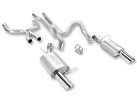 140372 Borla For 2011-2012 Mustang Gt 5.0l 8cyl 6spd Rwd Aggressive Atak Catback