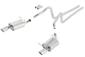 140375 Borla Exhaust System Kit Fits 2011-2014 Ford Mustang 3.7l V6 Automatic/ Manual T