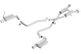 140406 Borla For 11-16 Jeep Grand Cherokee Limited/laredo 5.7l 8cyl 4wd/rwd Ss Catback