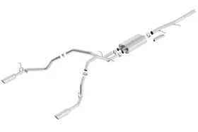 Borla 140429-eq Exhaust System Kit For 2013 Chevrolet Silverado 1500 4.8l V8 Gas Ohv
