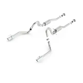 140458 Borla Single Split Atak Exhaust System For 99-04 Ford Mustang Gt