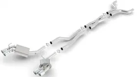 140495 Borla For 12-14 Chevrolet Camaro Zl1 Coupe 6.2l 8cyl At/mt 6spd Rwd Aggressive