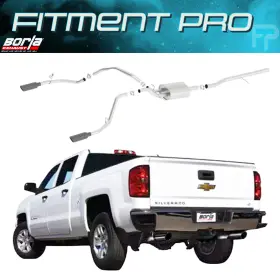 140537bc Borla 140537 Atak Exhaust System For 14-19 Chevy Silverado/gmc Sierra 1500 5.3